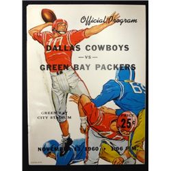 1960 Dallas Cowboys Program, Beautiful condition