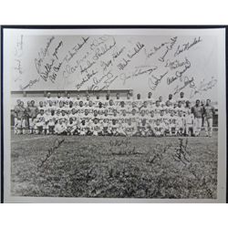 Black / White Photo N.Y Giants Team 8x10