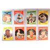 Image 1 : 8 - 1959 Topps Baseball Star Cards EX or Better.