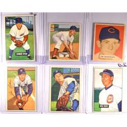 Bowman Baseball Lot (6 cards)   Nice EX - EM.