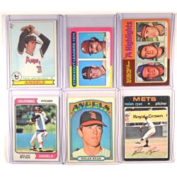 1970's Nolan Ryan Card Lot (6 cards)