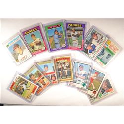 1970's Topps Baseball Star Card Lot (13 cards)   Nice EX or Better.