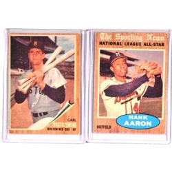 1962 Topps    Aaron & Yaz.