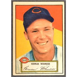 1952 Topps #80  Herman Wehmeier  Red Back  EX