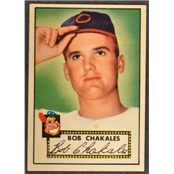 1952 Topps #120  Bob Chakales (R)  EM+  Nice
