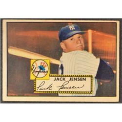 1952 Topps #122  Jack Jensen  VG lt. crease  B.F. Written on Back