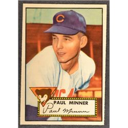 1952 Topps #127  Paul Minner (R)  EM+  Nice