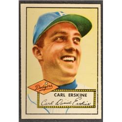 1952 Topps #250  Carl Erskine  VG+  Corners Nice