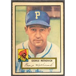 1952 Topps #310  George Metkovich  VGEX+