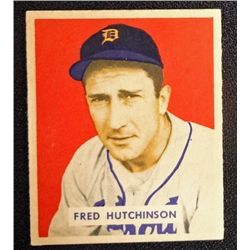 1949 BOWMAN #196  FRED HUTCHINSON  NM  ROOKIE