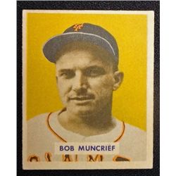 1949 BOWMAN #221  BOB MUNCRIEF  EM  ROOKIE