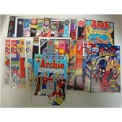 28-COMICS (Marvel, DC, & Archie) 80's thru 2003 Cover Value $45.00