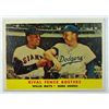 Image 1 : 1958 TOPPS #436 MAYS/SNIDER FENCE BUSTERS EXCELLENT