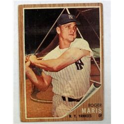 1962 Topps #1 Roger Maris VG