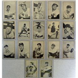 17 diff. 1953 Bowman Black/White Baseball Cards Nice EX-VGEX