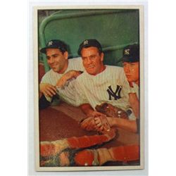 1953 Bowman Color #44 Bauer.Berra/Mantle