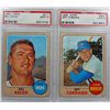 Image 2 : 5-PSA MINT 9 1968 TOPPS BASEBALL