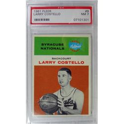 1961 Fleer Basketball #9 Larry Costello PSA NM 7