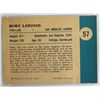 Image 2 : 1961 Fleer Basketball #57 Rudy Larusso in action  PSA NM7