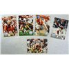 Image 1 : 5 NFL Pro Set Platinum/Platinum Profile Football Cards