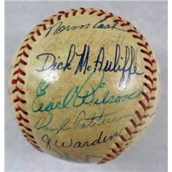 1968 TIGERS WORLD SERIES  AUTOGRAPHED BASEBALL OVER 28 SIGNATURES