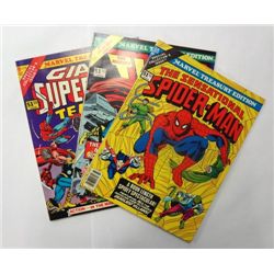 3-Vintage Marvel Treasury Edition Comics, Spider-Man, Thor, Giant Superhero