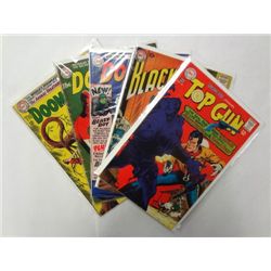 5-Vintage DC Comics, Top Gun, Doom Patrol & Blackhawk