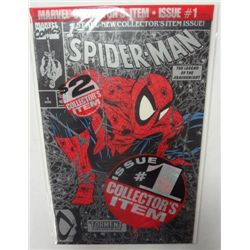 1990 Marvel Spider-Man #1 Silver Cover Issue