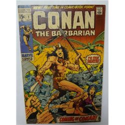 1970 #1 Conan the Barbarian Comic Book, Barry Smith Art