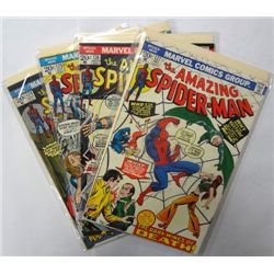 4-1973 the Amazing Spider-Man comic lot