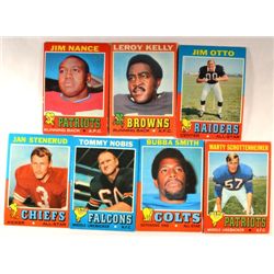 100  -  1972 Topps Football Cards.  Mostly EX-VGEX.