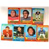 Image 1 : 100  -  1972 Topps Football Cards.  Mostly EX-VGEX.