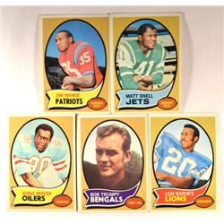 100  -  1970 Topps Football Cards.  EX or Better.