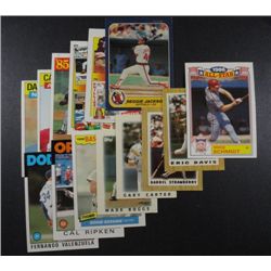 24 Baseball Stars and Rookies from 1986-87 including R Jackson 86 Fleer,
