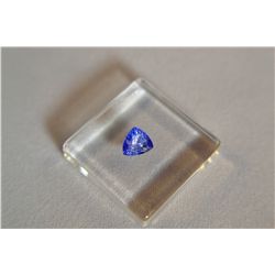 Rare Tanzanite Gemstone only found in Tanzania Africa  Trilliant Cut .55 ct approx. 5.5mm  High Qual