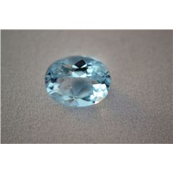 Beautiful Dark Aquamarine Gemstone Oval Cut 4.45ct   11mm x 9mm