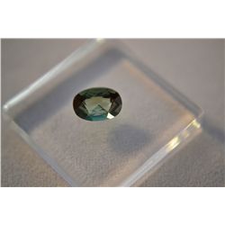 Stunning Green Labradorite Gem-  .80ct  Oval Cut  7mm x 4mm