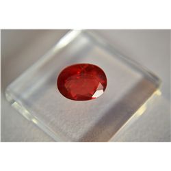 ***SAFARI SUNSET RUBY  1.65ct  Oval Cut  9mm x 7mm  Beautiful Gemstone***