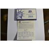 Image 3 : *2001 United States Mint Proof Set  with Certificate of Authenticity  Excellent Condition*
