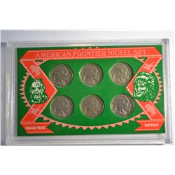 *Mixed Set of Buffalo Nickels* 6 total