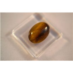 Beautiful Tiger Eye Gemstone  5.40ct  Oval Cabochon Cut  13.5 x 10mm