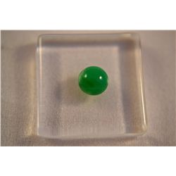 **Green Tourmaline .70ct  Round Cabochon Cut  6mm  Very Nice Gemstone**