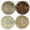 Image 2 : 4-1918 BUFFALO NICKELS "GRADING SET" (GOOD, VG, FINE VF)