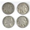 NICKEL LOT 1914, 1924-D,S, AND 39-D GOOD OR BETTER