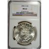 Image 1 : 1898-O MORGAN DOLLAR NGC MS62 WHITE