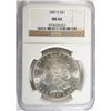 Image 1 : 1887-S MORGAN DOLLAR NGC MS-62