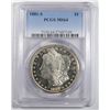 Image 1 : 1881-S MORGAN DOLLAR PCGS MS64, ITS PL BUT NOT MARKED AS SUCH