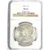 Image 1 : 1886 MORGAN DOLLAR NGC MS63 WHITE