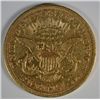 Image 2 : 1869 $20 GOLD LIBERTY TYPE 2 VF