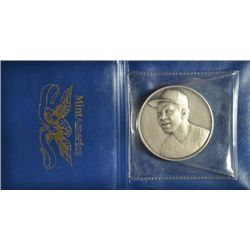 1974 HANK AARON COMMEM 2.1 OZ .999 SILVER